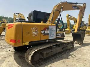 Excavadora SANY135 de Alta Calidad, Capacidad del Cucharón de 1.2 m, Peso Operativo de 13.5 t, Usada para Trabajos de Demolición en Construcción, Motor Pequeño - Product Image 2