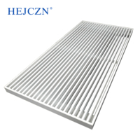 Grille d'alimentation en air en aluminium légère à surface lisse pour la circulation de l'air intérieur, diffuseur d'air à 0 degré