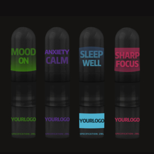 Barra de inhalador nasal aromático con logotipo personalizado con aceites esenciales de mentol Spa y fragancia dirigida a la congestión nasal y el alivio de la respiración - Product Image 1