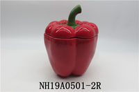 Bestcera Custom Creatieve Groenten Vormige Opslagcontainer Grote Pot Keuken Decoratieve Keramische Opslag Pot