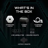 Lampe d'entraînement de réaction d'agilité de vitesse Flash réflexe pour le basket-ball Football boxe en 4-8 pièces APP équipement de Sport