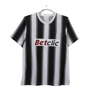 Maillot domicile <span class=keywords><strong>Del</strong></span> <span class=keywords><strong>Piero</strong></span> 12, noir et blanc, rétro, personnalisable avec nom, impression numérique, 100% polyester, manches courtes extensibles pour homme, petite série - Product Image 1
