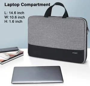 Túi Đựng Máy Tính Xách Tay 15.6 Inch Giảm Giá Mạnh OEM Cho Nam Nữ Cặp Tài Liệu TSA Công Tác Tổ Chức Túi Đựng Máy Tính