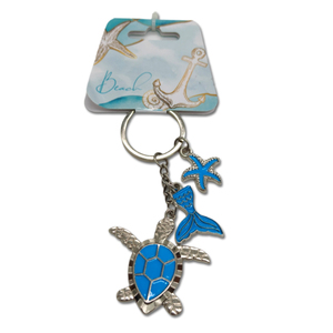 Llavero de Recuerdo de Metal con Logotipo Personalizado, Diseño de Playa Oceánica, Los Cabos, Cozumel, Cabo <span class=keywords><strong>San</strong></span> <span class=keywords><strong>Lucas</strong></span>, México - Product Image 5