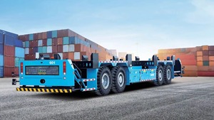 Tractor Terminal Eléctrico <span class=keywords><strong>de</strong></span> Cero Emisiones 75T SM4256 <span class=keywords><strong>de</strong></span> Radio Compacto para Desplazamiento <span class=keywords><strong>de</strong></span> Contenedores en Puertos Marítimos - Product Image 2