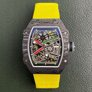 Luxury RM Style 67-02 Men <b>Watch</b> – Luminous, Ultra-Thin 7.8mm, Lightweight Carbon Fiber, Fashionable <b>Active</b> Sports Diving Mechani - Product Image 2