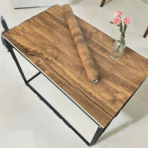 ORON DECO Wood Textured PVC Explosion-proof 3D Shelf Liner Wall Panels Wall Interior Home Decor Luxury Self-adhesive <b>Wallpaper</b> - Product Image 3
