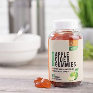 Bonbons à la pomme pour la perte de poids, <span class=keywords><strong>prix</strong></span> d'usine, vente en gros, avec vinaigre de <span class=keywords><strong>cidre</strong></span> de pomme et algues marines, végétalien, 60 bonbons - Product Image 1