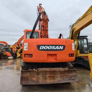 Doosan DH150w-7 Excavateur sur pneus 2019 Modèle 13520kg Poids en ordre de marche Haute qualité Utilisé Condition Bas prix Moteur principal d'origine - Product Image 5