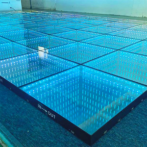 กระจก3D แบบพกพา2025ไฟ LED พื้นกลางแจ้งพร้อมไฟเติมโคมไฟพูลฟลอร์เต้นรำโปร่งใสแบบแมนนวล - Product Image 2