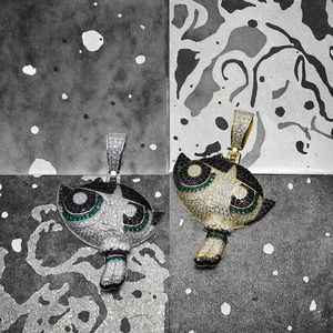 Colgante de Murciélago para Decoración de Halloween 2024, Chapado en Oro, Aleación con Circonitas, Estilo Y2K, Regalo Genial - Product Image 3