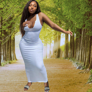 เดรสแฟชั่นเด็กผู้หญิงทรงวีลึก 9 สี ยืดหยุ่นสูง - Product Image 4