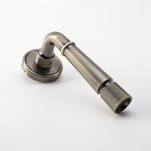 Manija de puerta de palanca de bronce antiguo brillante europeo Maxery, juego de cerradura de manija de puerta de zinc de lujo Vintage para herrajes de puerta Interior - Product Image 5