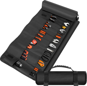 Sac à main de rangement enroulable pour outils en nylon, matériel durable, sac fourre-tout à clé robuste, trousse à outils, pochette de rangement, organisateur - Product Image 1