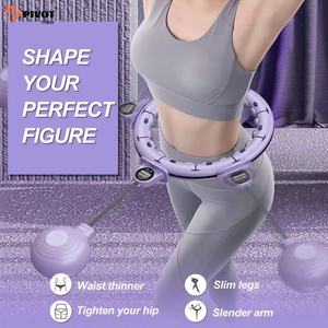 Aro de <span class=keywords><strong>Hula</strong></span> Inteligente Desmontable de Alta Calidad con Contador, Círculo de Masaje para Perder Peso y Entrenamiento Cardiovascular - Product Image 2
