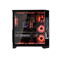 Boîtier PC Gaming ATX en Gros, Support GPU 400mm, Radiateur Frontal Supérieur 360mm, 7 Emplacements PCIe, Châssis d'Ordinateur Mid-Tower pour DIY