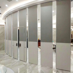 EBUNGE Parete Divisoria Mobile Personalizzata in MDF e Alluminio da 65 mm per Ufficio, Hotel, Scuola, Sala - Product Image 6
