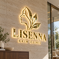 Enseigne LED personnalisée pour entreprise, enseigne pour logo d'entreprise, salons de beauté, enseigne lumineuse LED, enseigne à lettres LED