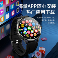 Montre intelligente Android 4g écran rond 3 + 32gb caméra mémoire Wifi Gps Nfc Amoled montre d'appel vidéo avec carte Sim montre intelligente H99
