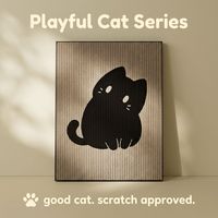 Planche à gratter pour chat en carton ondulé, écologique et inodore, impression personnalisée, carton blanc, fixation murale verticale – Approvisionnement direct usine