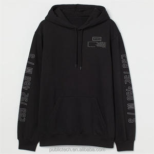 Sweat à capuche en coton avec logo personnalisé, de haute qualité, pull délavé, uni, imprimé basique, pour homme - Product Image 5