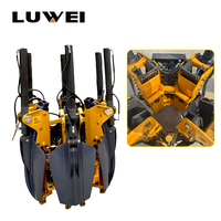 LuWei Accessoire de plantation pour excavatrice hydraulique diesel avec moteur, boîte de vitesses et pompe - Spade de plantation pour arbres, équipement de déplacement et de plantation