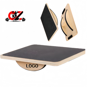 Tabla de Equilibrio Profesional Antideslizante de Madera, 350LBS, para Terapia Física, Escritorio de Pie, Fortalecimiento del Core, para Adultos - Product Image 1