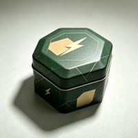 Boîte de rangement hexagonale en métal pour montres, personnalisable avec logo, portable, idéale pour l'emballage de montres - Vente en gros