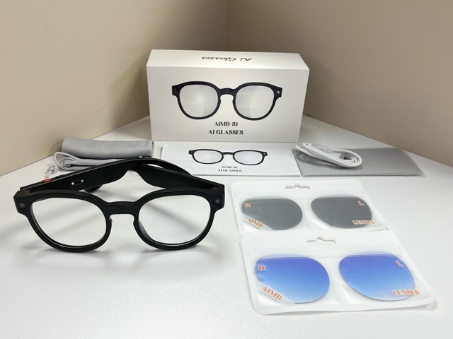 2026 New AI S1 Smart Glasses 1080P/30fps HD Intelligent Al Interaction with 270 Large-capacity Battery Glass