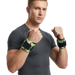 SAAR INDUSTRIES Bandes de poignet classiques personnalisées avec logo, élastiques, respirantes et antidérapantes pour la musculation et le fitness - Product Image 1