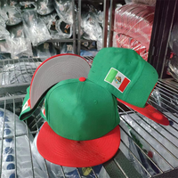 Gorra de Béisbol Clásica de Estilo Vintage con Bordado, Visera Plana, Cierre a Presión, 6 Paneles, Deportiva