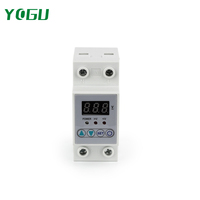 YOGU VNP-40A 40A Protecteur de tension numérique de type rail DIN avec surveillance et protection contre les surtensions et les sous-tensions