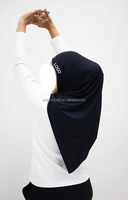 Willson Vente en gros de foulards hijab en maille respirante de qualité supérieure pour adultes, légers et sans couture pour les femmes musulmanes