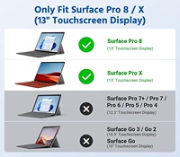 Protecteur d'écran mat MoKo pour Microsoft Surface Pro 9 2022 Pro 8 2021 Pro X pour une écriture facile