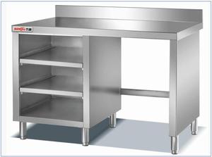 Attrezzatura da <span class=keywords><strong>bar</strong></span> per ristorante dell'hotel in acciaio inossidabile/fabbrica di workstation da tavolo per cocktail/birra in metallo personalizzato - Product Image 5