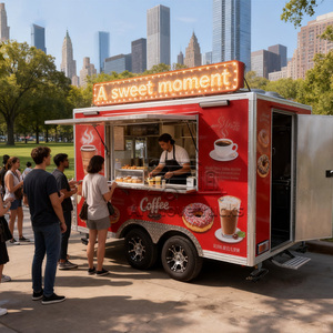 Remorque de restauration mobile personnalisée pour crêpes, smoothies, desserts, pancakes, beignets et pâtisseries, à vendre en Malaisie - Product Image 4