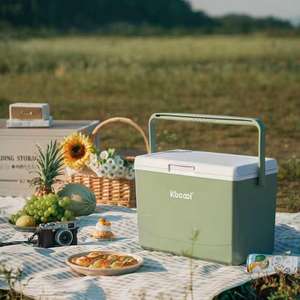 Портативный охладитель для напитков на 6 банок с ручкой, OEM, для продаж и корпоративных подарков от производителей - Product Image 2