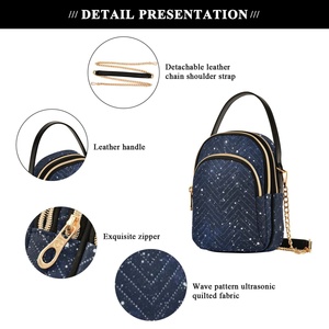 Trendy Design Custom Shine Travel <b>Chain</b> Shoulder Casual Crossbody <b>HandBags</b> for Lady - Product Image 4