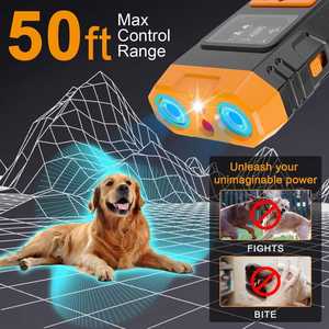Nouveau Répulsif Ultrasonique Rechargeable OEM pour Chiens 2000mAh Anti-Aboiement pour le Contrôle des Aboiements des Animaux de Compagnie - Product Image 5