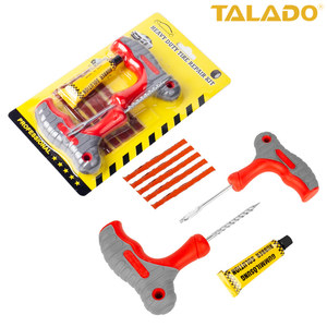 <span class=keywords><strong>Kit</strong></span> d'outils de réparation d'urgence pour pneus de <span class=keywords><strong>voiture</strong></span>, coque rigide résistante aux chocs, <span class=keywords><strong>anti</strong></span>-chute pour conduite tout-terrain accidentée, fournitures d'urgence - Product Image 1