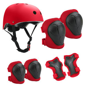Juego de protección para bicicleta de niño y niña, juego de protección para <span class=keywords><strong>patines</strong></span> de ruedas, almohadilla de equipo, casco para niños, juego de rodilleras y coderas - Product Image 6