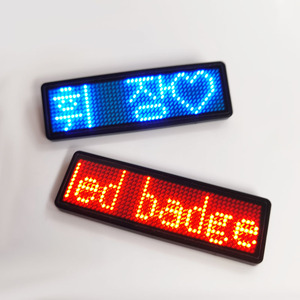 Máy tính lập trình <span class=keywords><strong>LED</strong></span> tin nhắn huy hiệu <span class=keywords><strong>LED</strong></span> nhấp nháy Tên Huy hiệu điện tử nhân viên name tag - Product Image 3