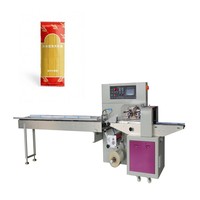 Machine d'emballage horizontale à alimentation continue pour l'insertion sélective de petits snacks et mini-produits, type flow pack