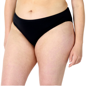 Cómodas bragas tipo boyshort brasileño de tiro medio para mujer, 100% algodón, lisas, ecológicas, sin costuras, finas y de ajuste cómodo. - Product Image 1