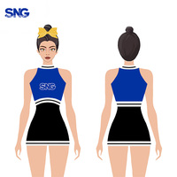 Jupe de pom-pom girl verte personnalisée avec short intégré Justaucorps de danse en strass Service OEM pour costume de danse pour filles