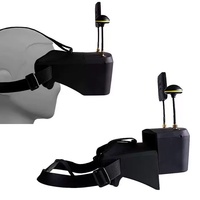 Lunettes FPV Longsite LS800D pour Drone, Moniteur DVR 5.8G LS008D, Casque DVR Diversity pour Débutants, Matériau Métallique