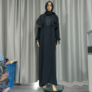 Abaya avec écharpe intégrée pour <span class=keywords><strong>femme</strong></span>, robe longue islamique, robe <span class=keywords><strong>de</strong></span> <span class=keywords><strong>prière</strong></span> <span class=keywords><strong>musulmane</strong></span> avec fermeture éclair, <span class=keywords><strong>tenue</strong></span> modeste <span class=keywords><strong>de</strong></span> Dubaï et <span class=keywords><strong>de</strong></span> Turquie, caftan - Product Image 4