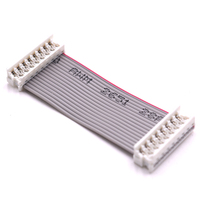 Dây cáp dẹt PVC màu xám IDC 2651 tùy chỉnh, lắp ráp sẵn, khoảng cách chân 1.27mm, dây kết nối AVR, đầu nối đôi 2*3-2*40P, dây nối tiếp