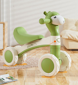 Nuovo a Gas Power Skating <span class=keywords><strong>bici</strong></span> antirollio scorrevole <span class=keywords><strong>cavalcabile</strong></span> in plastica a quattro ruote Twisted Bike per bambini di 1-3 anni - Product Image 3