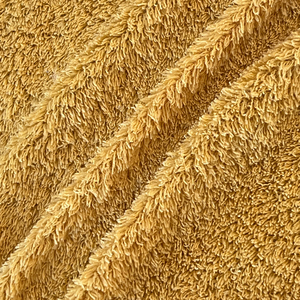 Suministro de fábrica <span class=keywords><strong>amarillo</strong></span> 100% <span class=keywords><strong>tela</strong></span> de poliéster suave <span class=keywords><strong>tela</strong></span> de felpa de terciopelo personalizada para ropa - Product Image 3